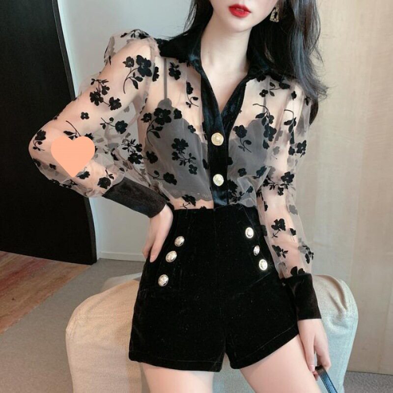 女人味上衣洋气衬衫防晒衣夏季辣妹衣服2025新款洋气性感长袖外穿