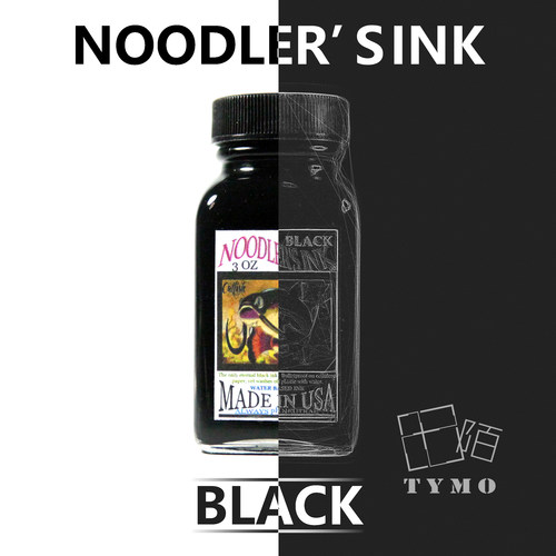 Noodler's Ink鲶鱼钢笔墨水鱼水 永恒黑列克星灰非碳素防水黑墨水