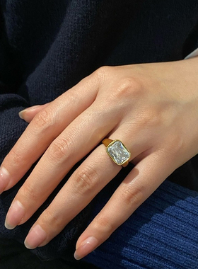 钛钢戒指 2025秋冬新品不掉色戒指女原创设计高级感简约指环手饰