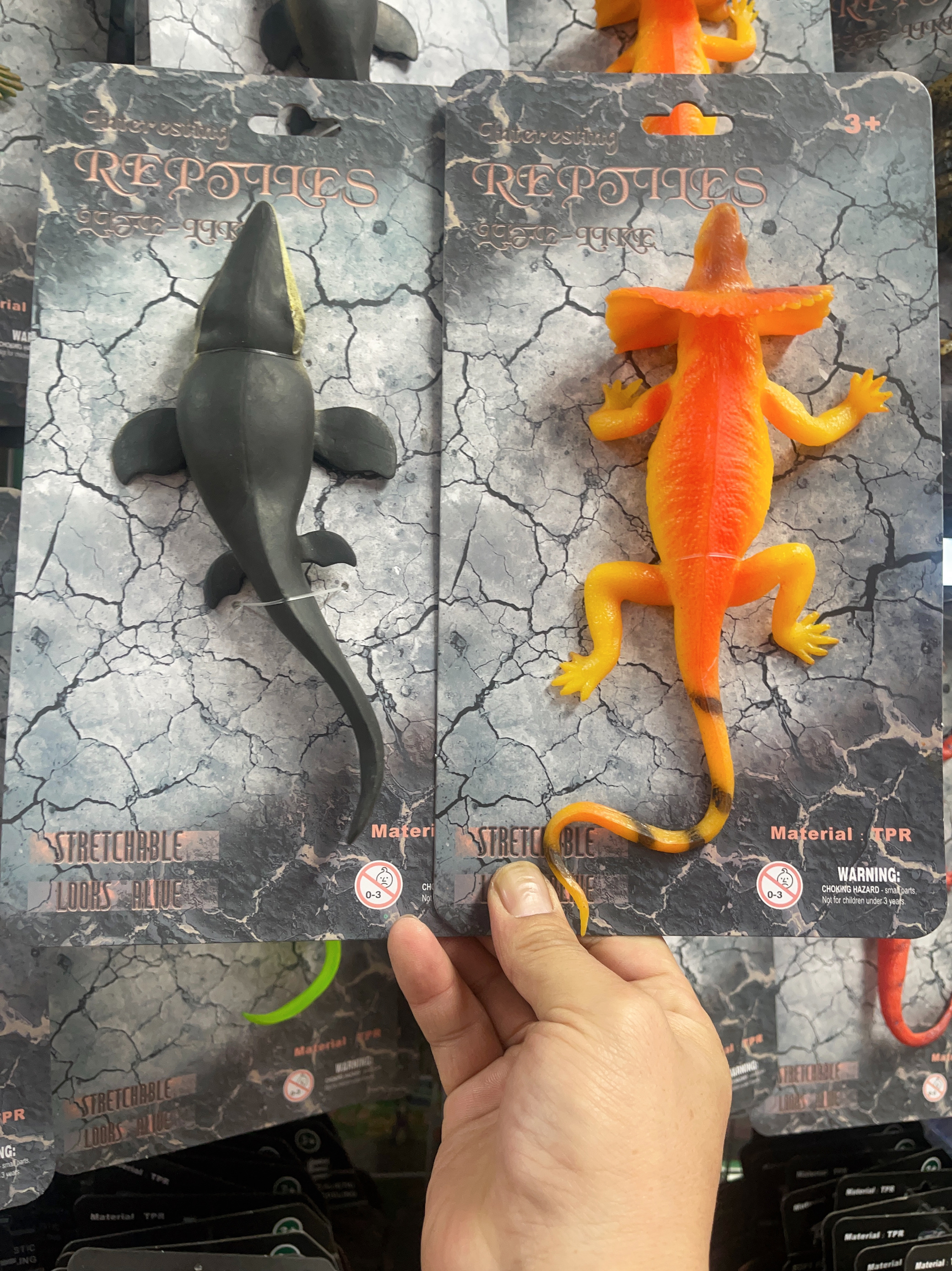 儿童仿真软胶爬行动物模型玩具蜥蜴变色龙儿童认知两栖动物礼物