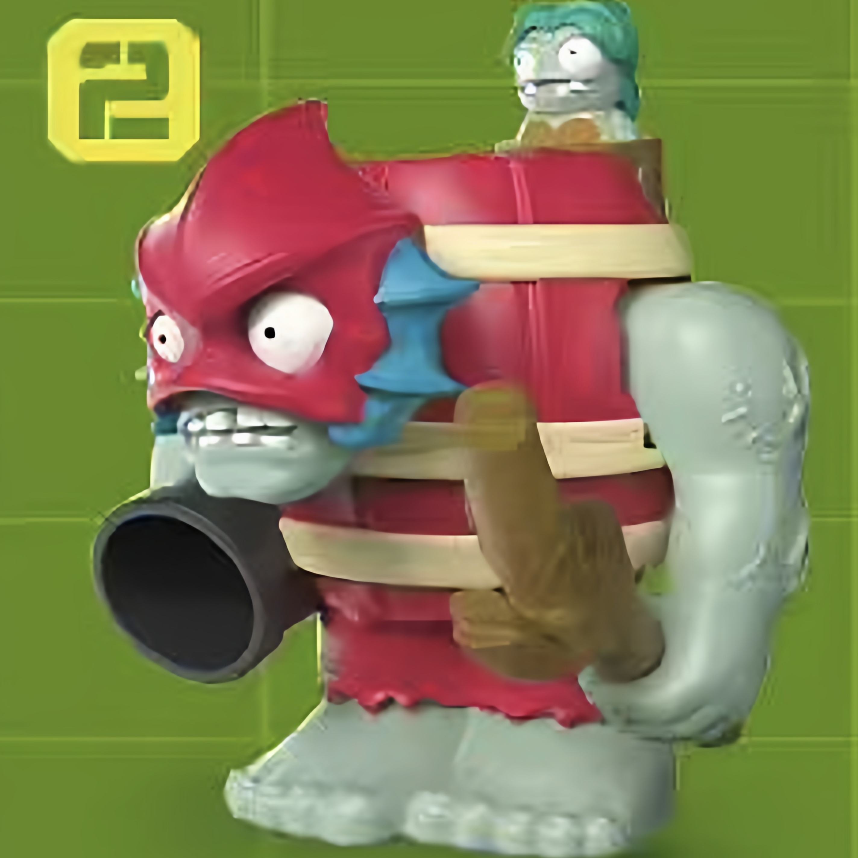 植物大战僵尸扭蛋机铁通僵尸西瓜投手弹射对战豌豆寒冰射手礼物