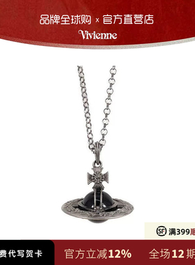 西太后薇薇安黑珠土星项链