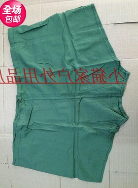 包邮特价正品八一大裤衩老人纯棉宽松型内裤男军绿色平角布大裤头