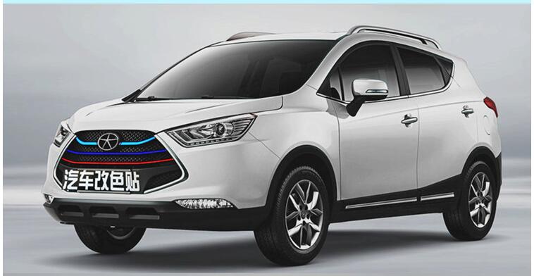 江淮瑞风S3中网改装贴纸S2M3M4M5minis7和悦前脸进气改色膜贴彩条