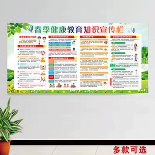 健康教育宣传栏社区公共卫生服务知识常见传染病预防知识宣传海报