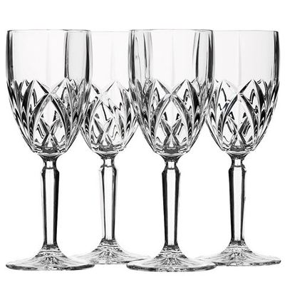 Waterford 沃特福德 Marquis Brookside系列水晶白葡萄酒杯一套