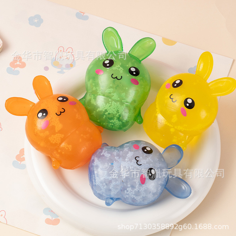 Easter Bunny Pinching Music Colorful Beads Decompression Art