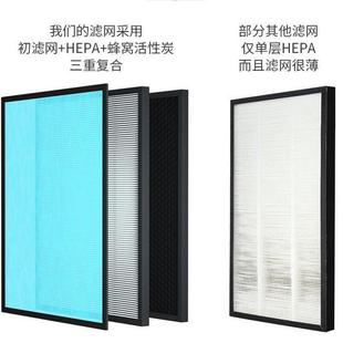 厂家直销家用吸尘器空气净化器滤网HEPA高效活性炭支持滤芯