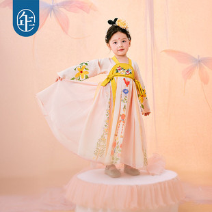 年衣童装灯会初上汉服女童春夏款超仙古装襦裙唐装儿童表演演出服