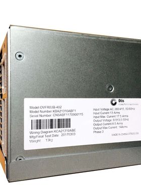 奥的斯电梯锐进变频器OVFR03B-402 KAA/KBA21310ABF1全新原装现货