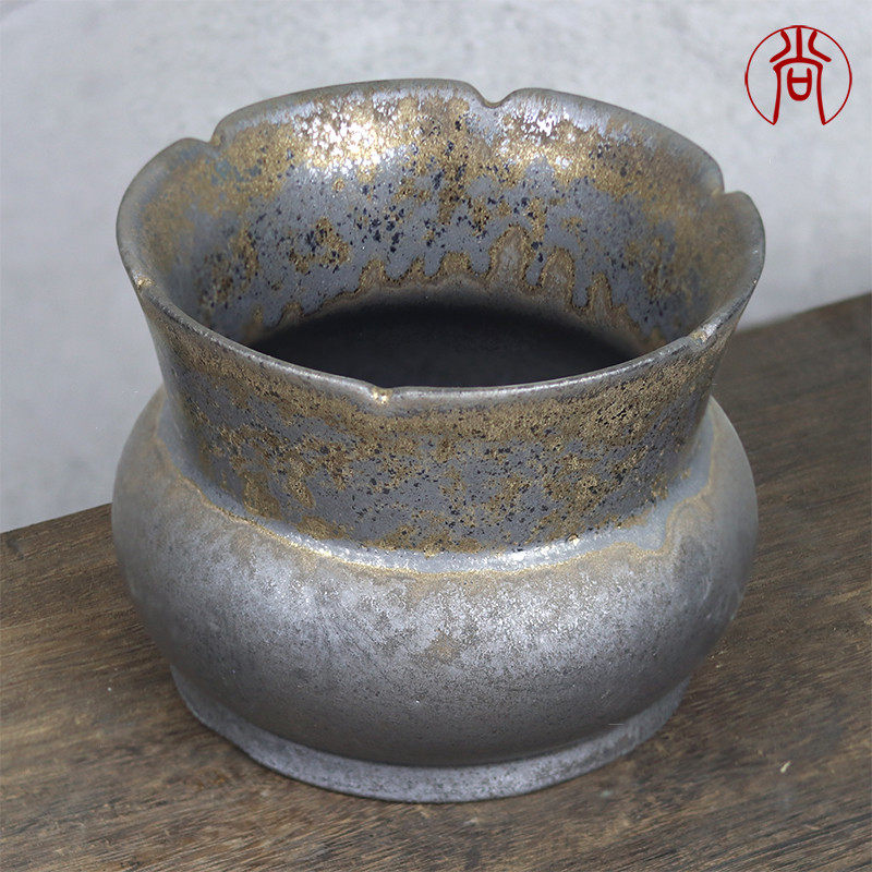粗陶建水茶洗陶瓷茶渣缸桌面倒茶叶废水缸大号茶水桶茶水盂烟灰缸,餐饮具,茶台废水/渣桶,淘宝优惠券,粉丝福利购,淘宝优惠卷