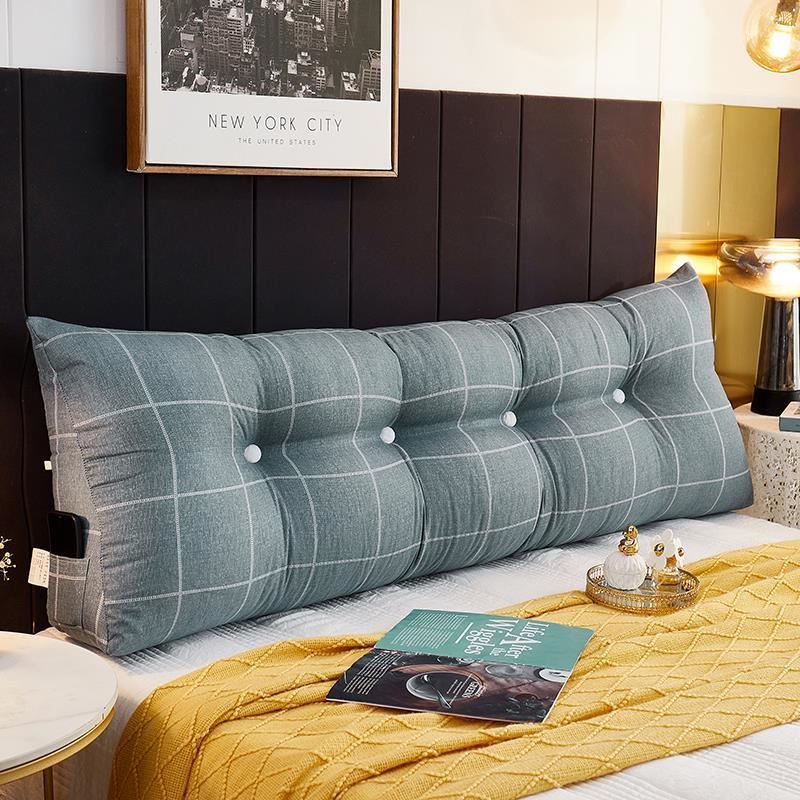 Sofa Large Backrest Cushion Waist Cushion Bed Long Triangle