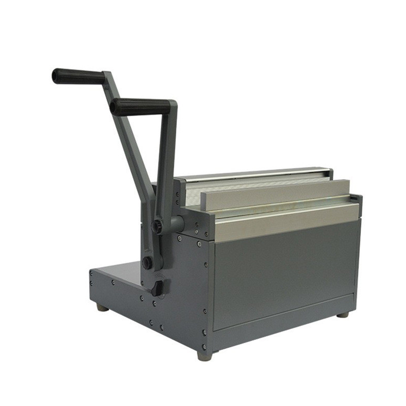 34孔手动按压活页cw300铁圈 财务会计办公文本票装订机打孔装订机