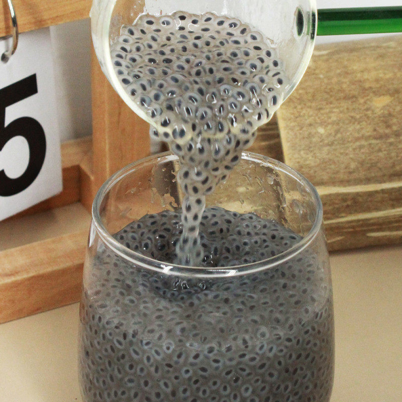 新日期粒粒爽奇亚籽饮料果味酱珍珠果小豆眼果粒奶茶小料水果捞酱