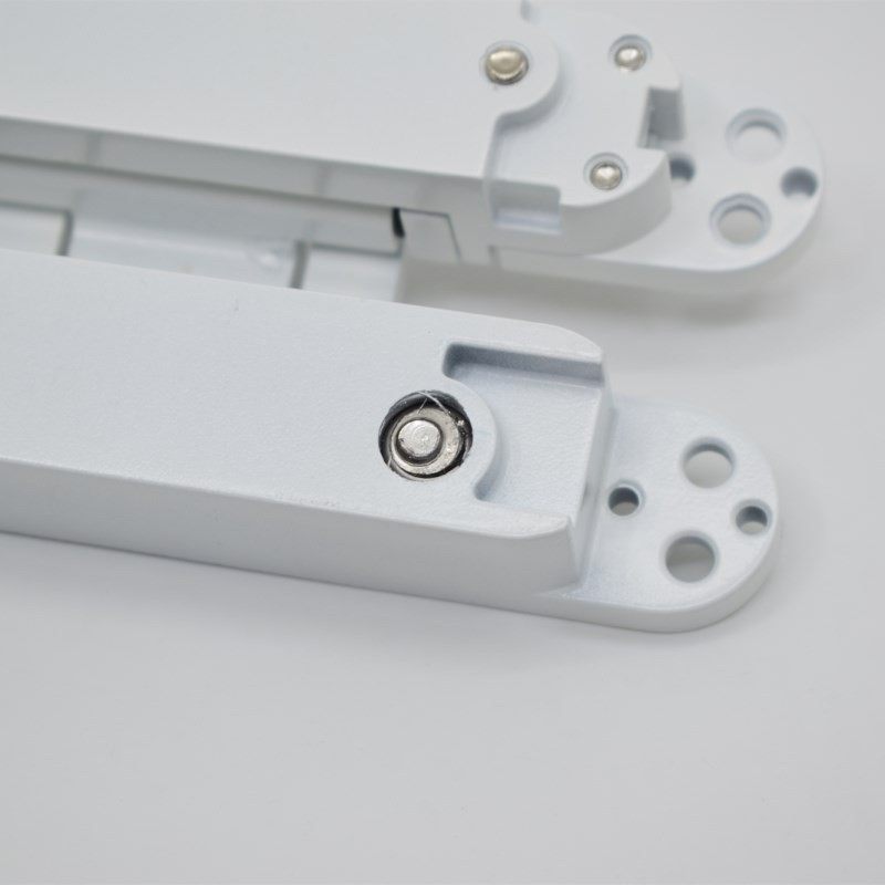 工程五金三维可调隐藏式铰链  防盗门暗铰链 白色合页 门窗铰链