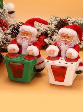 Walking Santa Claus Attractive Drum Santa Claus Easy