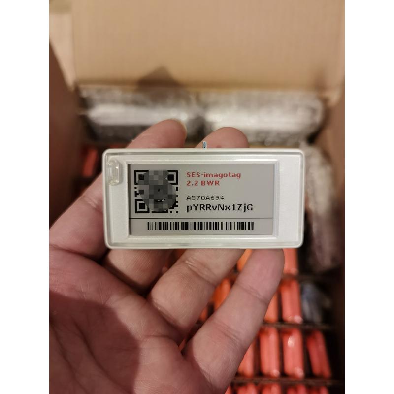 闲置全新ses2.2三色电子价签,黑白红,2.2寸屏幕