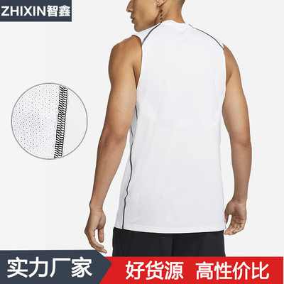 夏季丝紧身压缩速干篮球运动背心男坎肩训练跑步身服男款