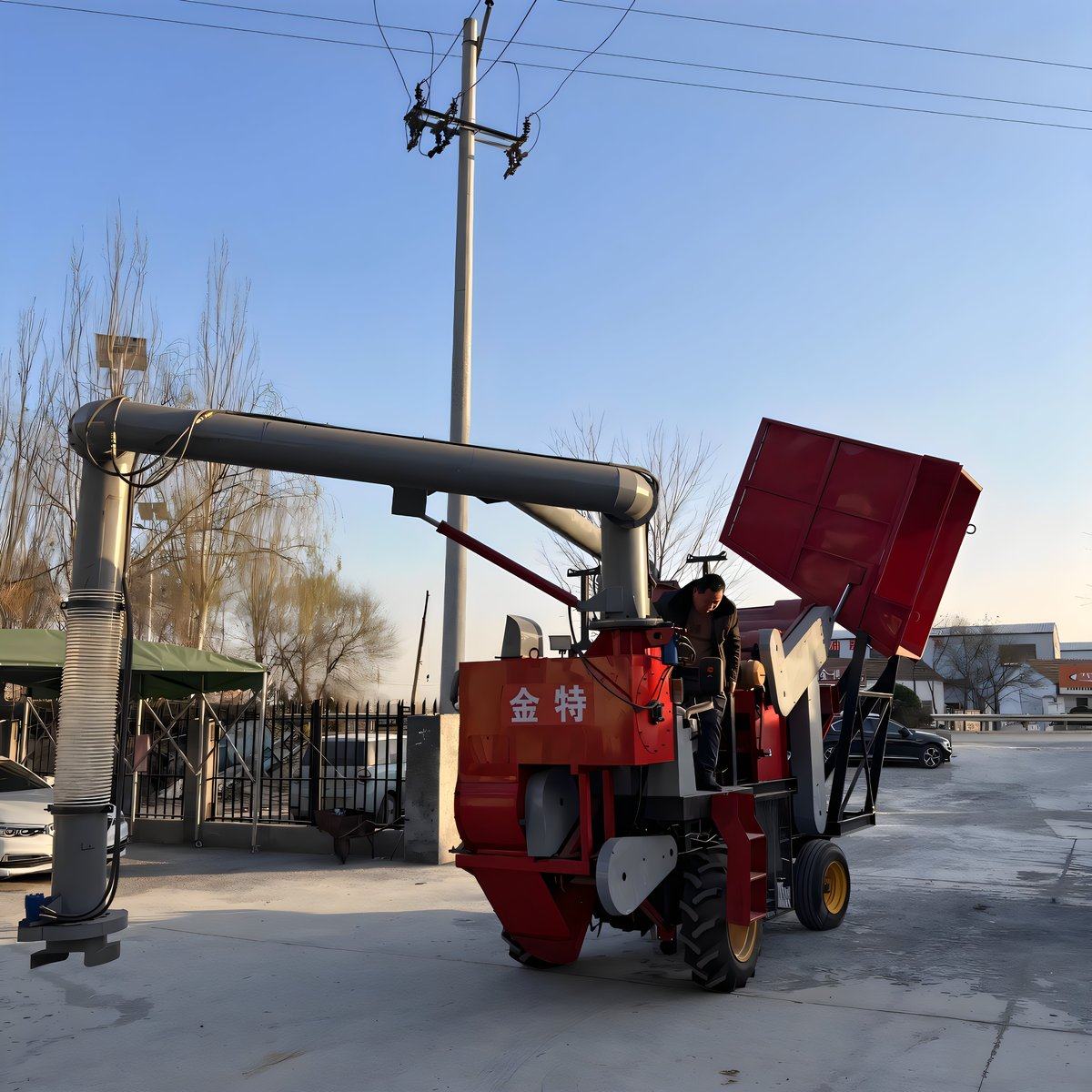 大型玉米脱粒机三轴风吸上料玉米脱粒机四缸柴油机五轴后仓脱粒机,五金/工具,脱粒机,淘宝优惠券,粉丝福利购,淘宝优惠卷