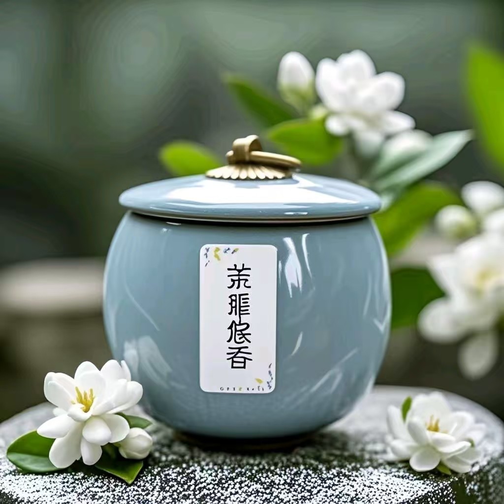 香薰蜡烛【雪中春信】桂花梅子茉莉蓝风铃卧室高级香持久国风香氛