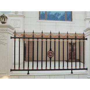 铝艺护栏栅栏围栏别墅花园院坝庭院围墙铝合金自建房农村中式简单