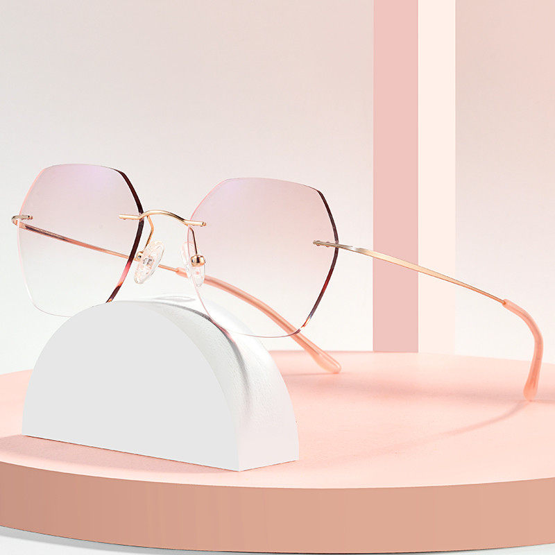 配无框纯钛可近视度数眼镜大框男女款大脸框修脸显瘦潮时尚成品镜,ZIPPO/瑞士军刀/眼镜,定制成品光学镜,淘宝优惠券,粉丝福利购,淘宝优惠卷