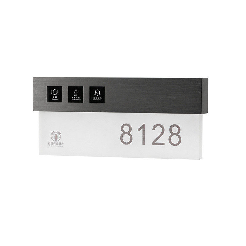 酒店发光门牌足浴包厢门牌房间电子门牌门铃不锈钢宾馆客房门牌号,办公设备/耗材/相关服务,铭牌,淘宝优惠券,粉丝福利购,淘宝优惠卷