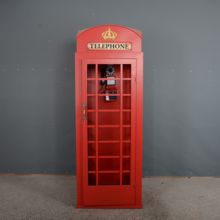 粉蓝电话亭套装邮筒路牌指示牌景观双人长椅商场美陈厂家直销