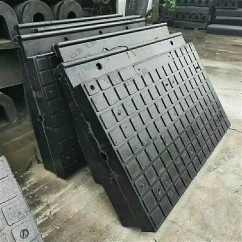 P50橡胶道口板 60KG加重型橡胶道口板 尼龙嵌丝耐磨橡胶道口板