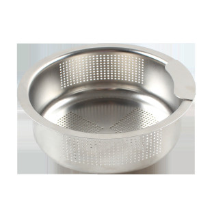 天力水槽下水器135mm筛网加密过滤隔渣一体加厚拉丝提篮QS729