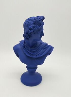 石膏工艺品人物欧式ins创意家居饰品客厅摆件雕刻石膏素描摆件