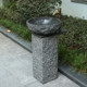 户外石头洗手盆立柱式 洗脸盆庭院水池台盆天然石材室外花园洗手池