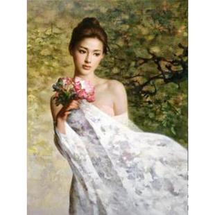 半裸艺术装 美女人体欧式 饰酒店间卧室玄关壁1联挂画高档水晶膜