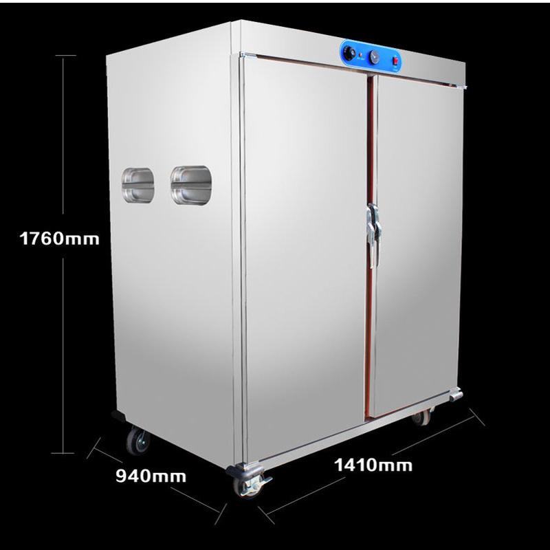 送餐托 快餐保温车 双门不锈钢保温柜圣宴会食堂酒店医院保温餐车