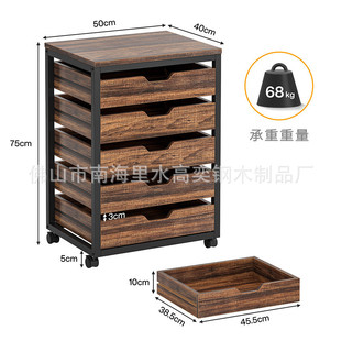 多层定制置物架床边桌可移动收纳架小推车定做厨房餐边柜订做