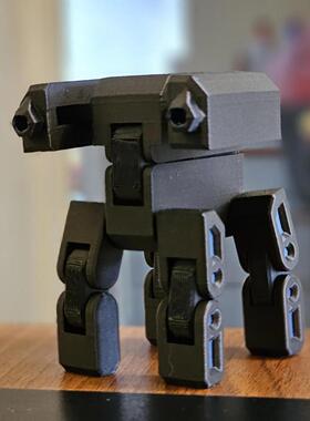 3D打印可折叠变形立方体机器人BoxBot B-01 机器狗 儿童创意玩具