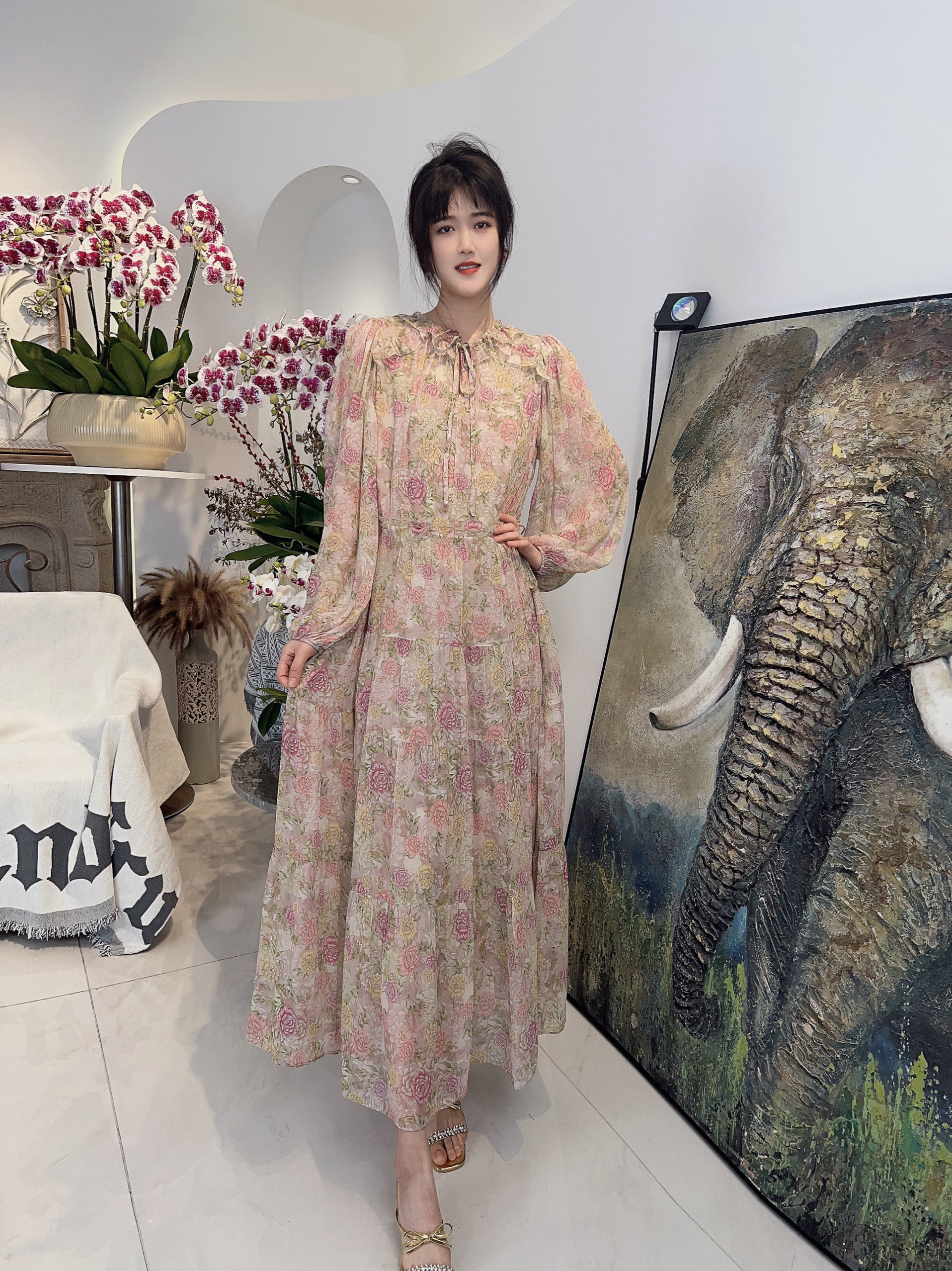 欧洲站2024春夏新款女裙欧货连衣裙