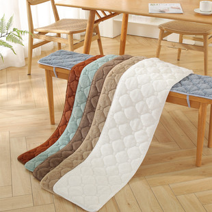 冬季加厚长凳坐垫实木茶椅座垫长沙发屁股垫长条凳垫保暖红木坐垫