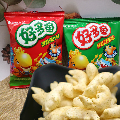 好多鱼散称独立小包装膨化食品