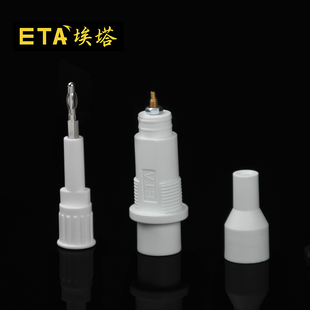 ETA1201插头插座 接线端子香蕉插头 25KV耐压高压十字电源接线柱