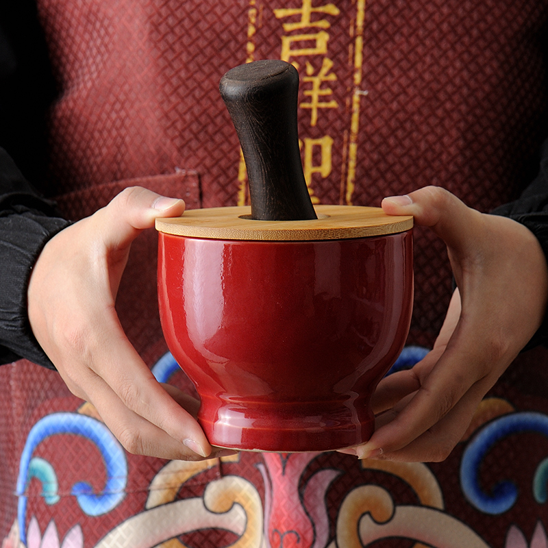 家用蒜臼手动砸蒜罐擂钵