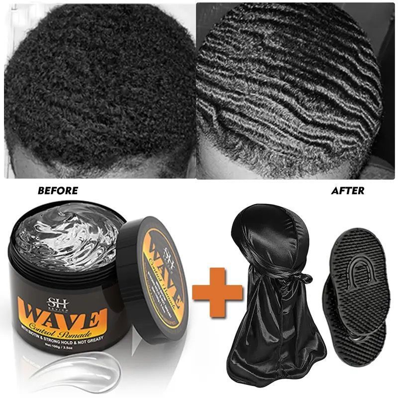 Natural Wavy Frizz Control Pomade Strong Hold 发蜡啫喱