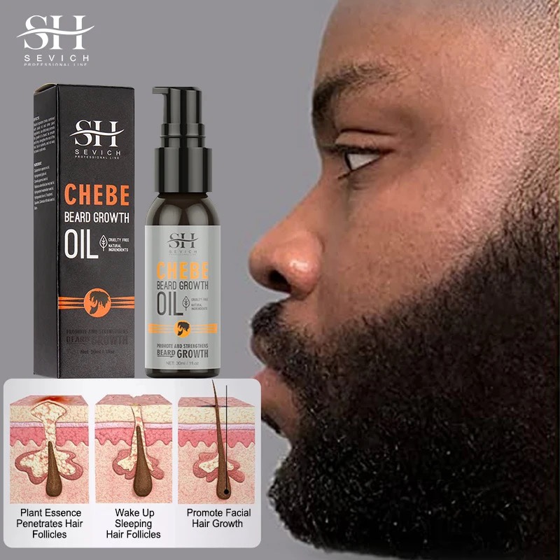 Natural Chebe Men Beard Growth Oil Fast Effective Hair Loss 美发护发/假发 其它护发 原图主图