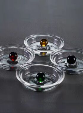 玻璃壶盖杯盖沸水壶盖子茶具配件茶壶盖花茶壶盖玻璃壶盖耐高温