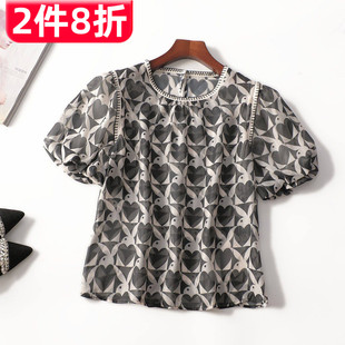 短袖 深圳女中长款 套头 夏上衣 246397