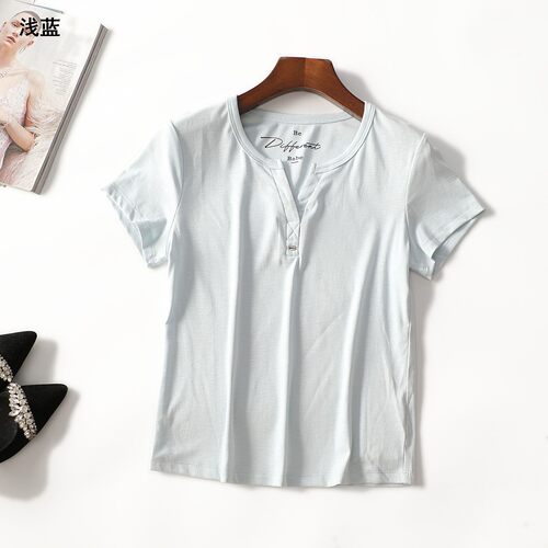 249609 夏T恤 女中长款短袖套头.L.XL.2XL.3XL.4XL
