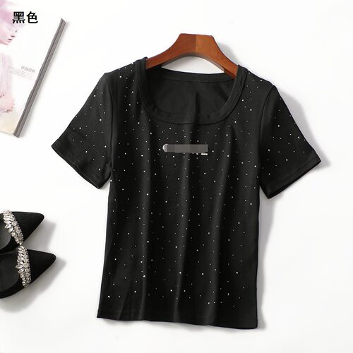 248454 夏T恤 女短款短袖套头.L.XL.2XL.3XL.4XL