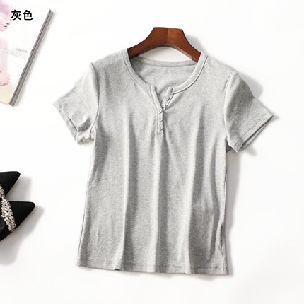 249207 夏T恤 女中长款短袖套头.L.XL.2XL.3XL.4XL