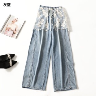 249758 夏牛仔裤 女长款.S.M.L.XL.2XL