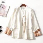 412847品质贼好南油原创更高货高档奢华醋酸秋季 欧货长袖 外套